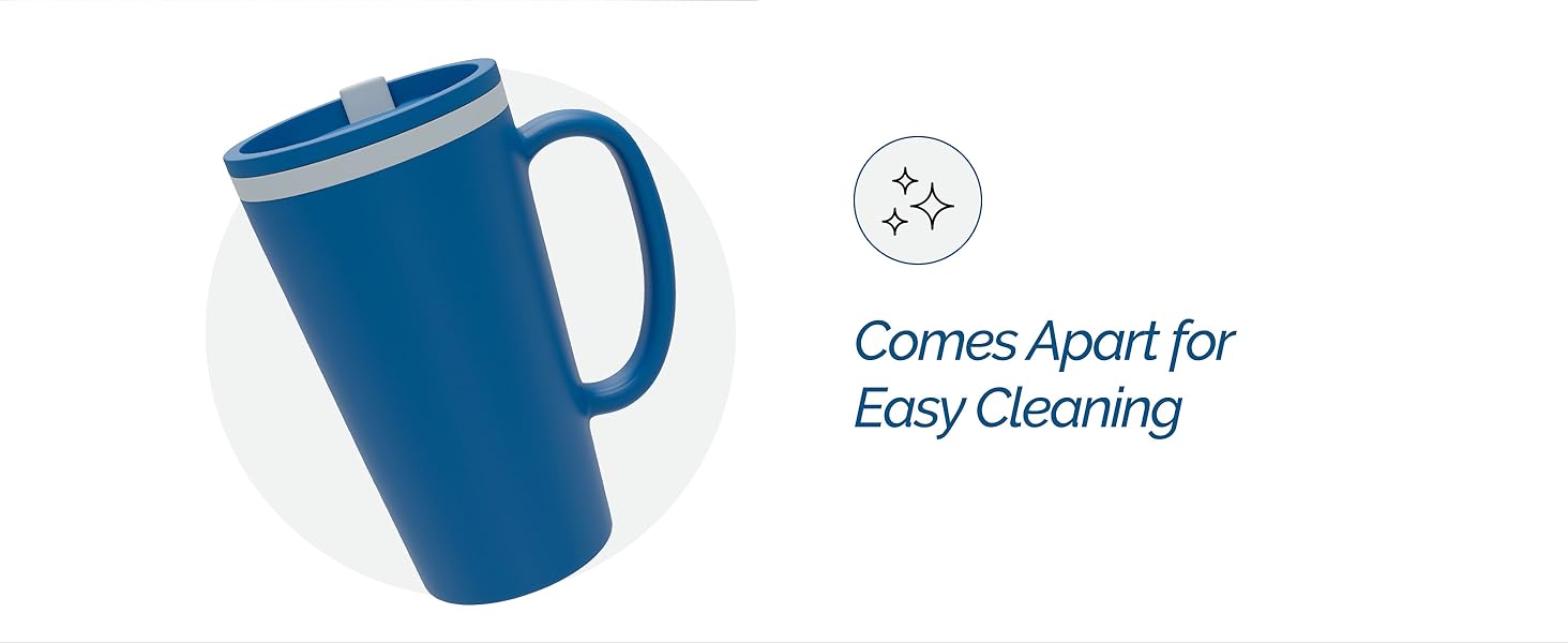 Stylish desk mug for work hot beverage mug durable coffee mug office desk mug