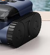 Cordless Pool Vacuum for Inground Pools: Robotic Pool Cleaner with Floor/Wall Climbing/Waterline ...