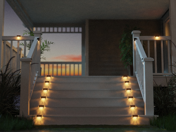 solar rail lights