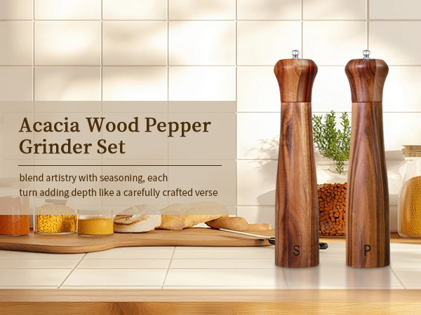 salt and pepper grinder set