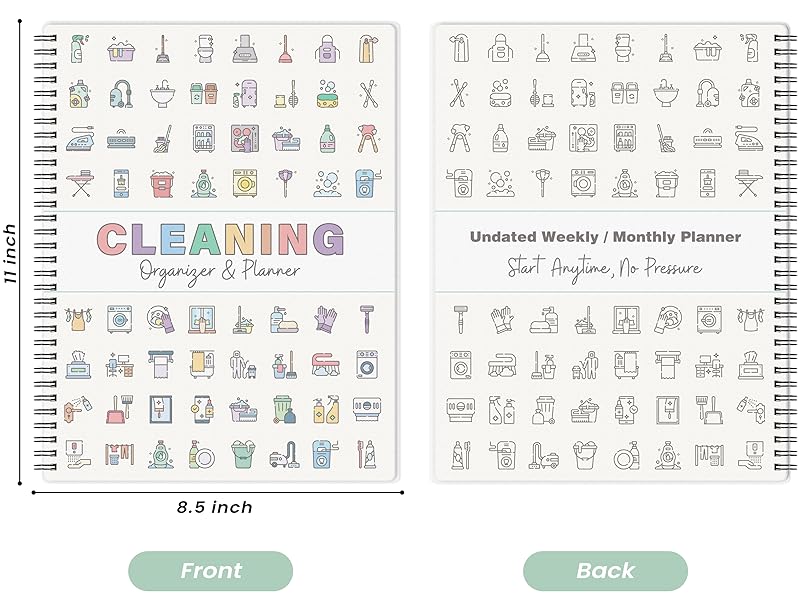 adhd cleaning planner adhd planner daily planner chore chart work planner organizer notebook