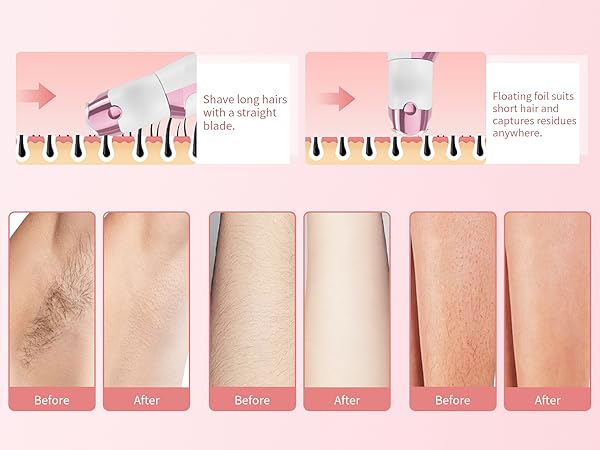 Electric Razors Bikini Trimmer Women Shaver Shaving Waterproof Rechargeable Pubic Hair Led Display