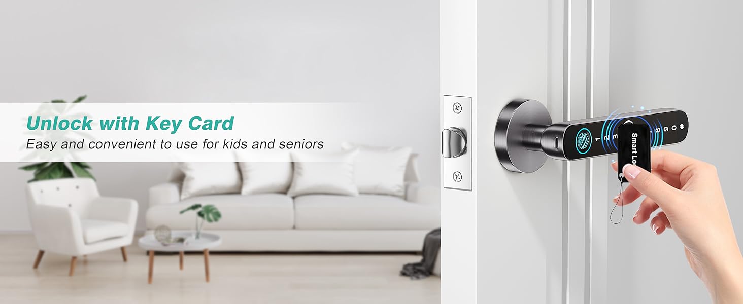 Smart fingerprint door lock
