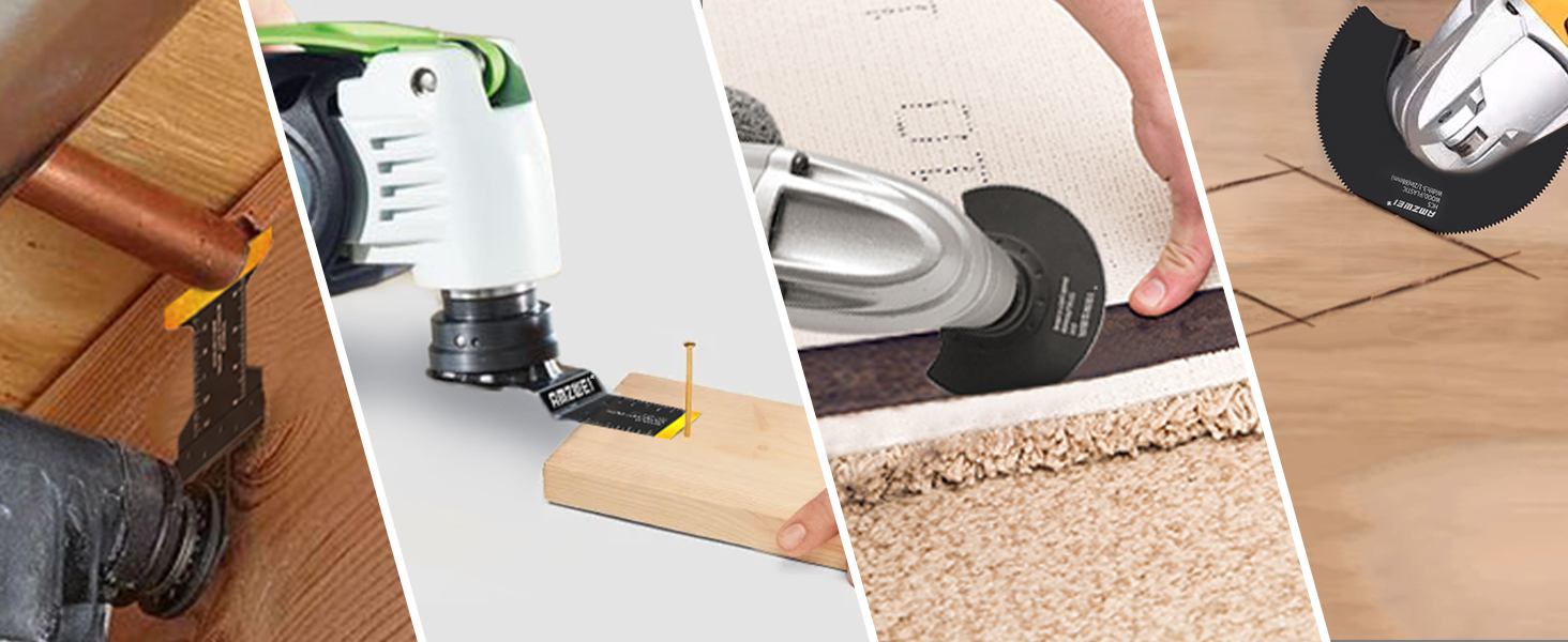 multi tool blades kits wood and metal