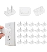 MECCANIXITY 24 Pack Outlet Covers Proofing, Electrical Safety Plug Covers Outlets Socket Proof Ca...