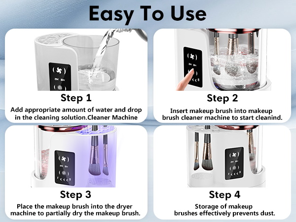 makeup brush cleaner machine