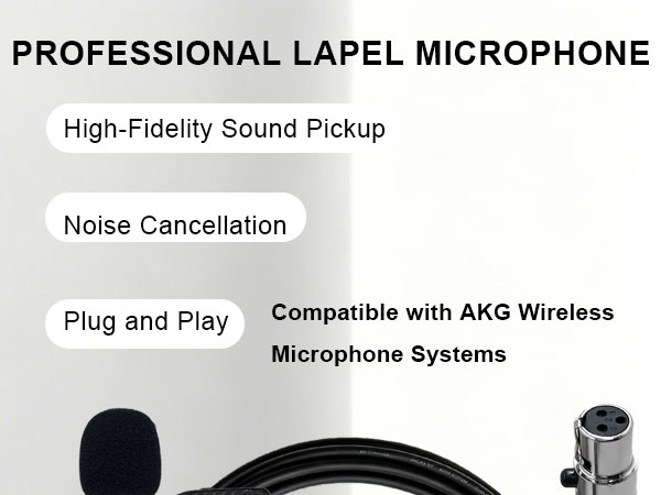 Lavalier Microphone for AKG
