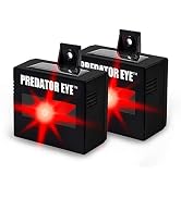 ASPECTEK Solar Rechargeable Night Time Predator Eye Animal Deterrent Powerful Light to Protect fr...