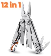 Multitool, 13-in-1 Multi-tool Pliers with Carabiner Professional Multi-tool for Fishing &amp; Camping...