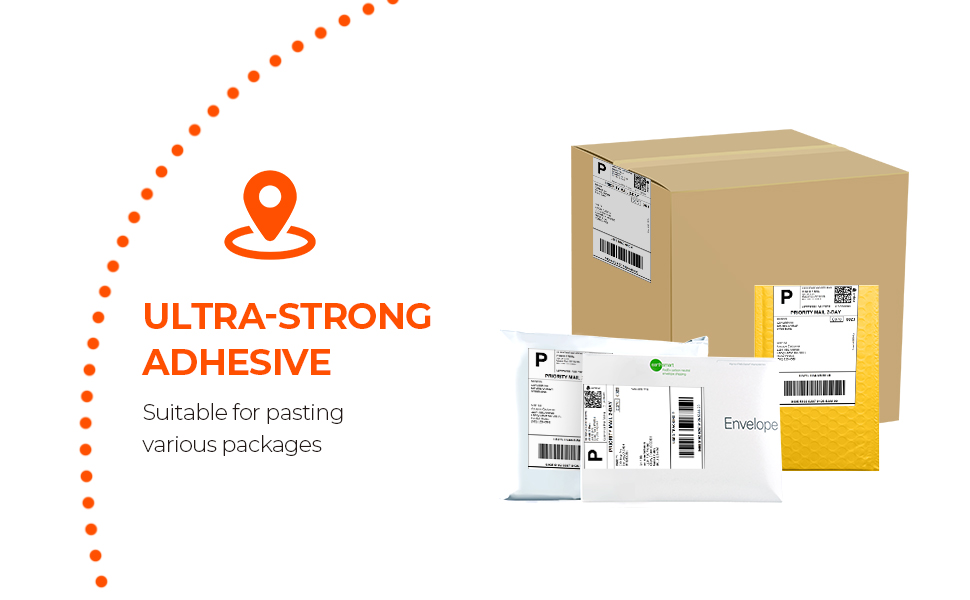 4"x6" Direct Thermal Shipping Label