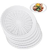 AccEncyc 6 Pack Paper Plate Holder 9" Plastic Paper Plate Holders Reusable Plate Holders for Part...