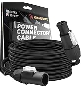 14 AWG IP65 Waterproof PowerCon Power Cable - AC PowerCon Male to PowerCon Female, 3-Pin Power Ex...