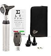 Zyrev 2 in 1 Otoscope Oph Set - Perfect for Nursing &amp; Medical Students with Carry Case, Sight Cha...