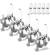 PAULINN 5/8 Inch Thumb Operated Offset Cam Lock Latch for Cabinet Mailbox Drawer RV Compartment C...