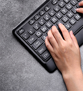 SurnQiee KB612 Large Letter Wired Backlit Keyboard