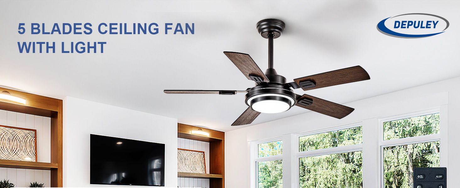 farmhouse ceiling fan depuley