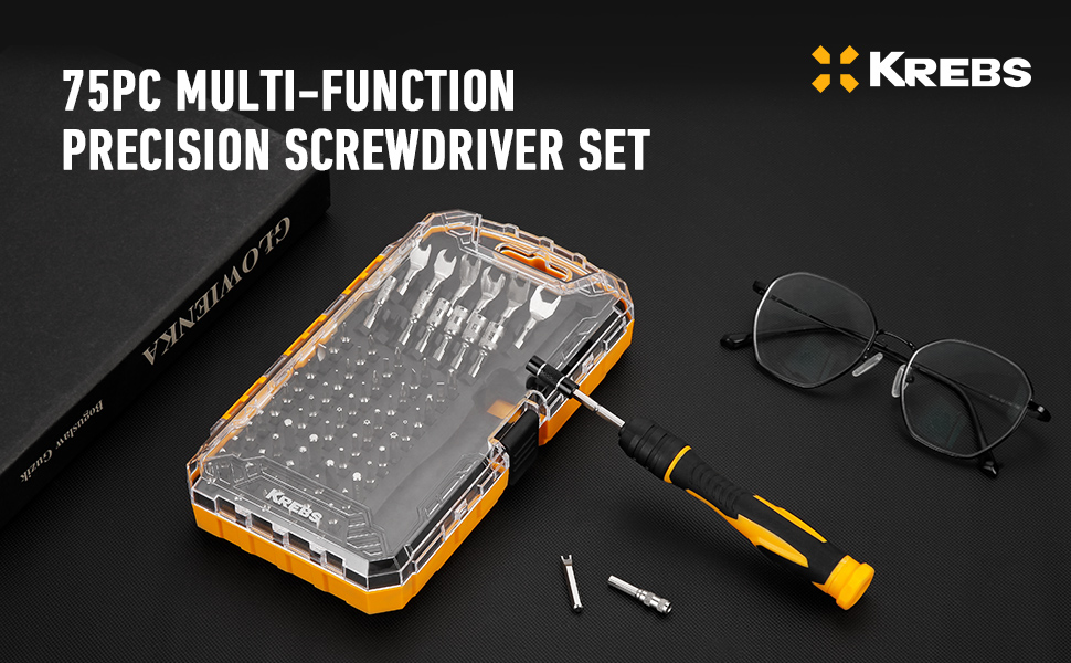 KREBS 75PC precision screwdriver set