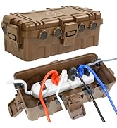 [2 Pack] Outdoor Electrical Box Waterproof, OUTDSPLY Medium Outdoor Electrical Box (11.6x5.7x4.1 ...