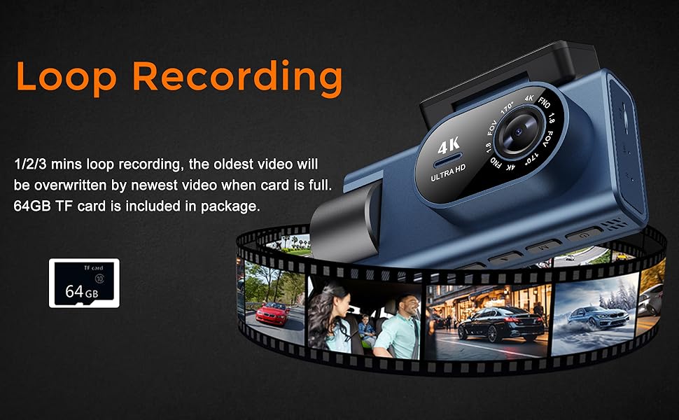 loop recording car camera