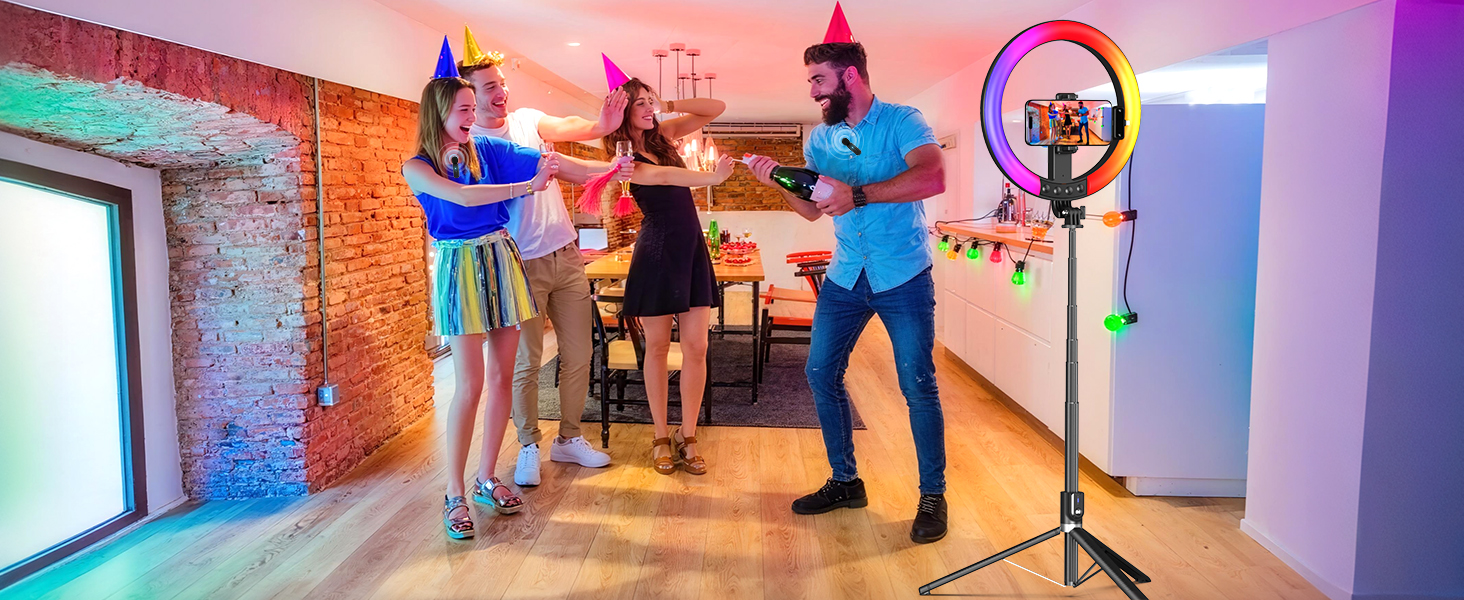 aro de luz profesional, aro de luz para grabar videos