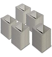 AAwipes Eyeglasses Cleaning Cloth Glasses Cloths Bulk 100 Pack (5.5"x5.5", Light Gray, No Logo) f...