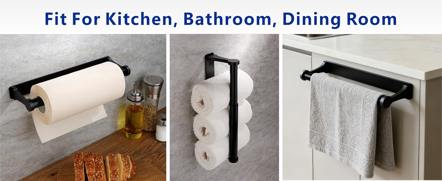 no drill paper towel holder