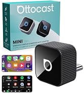 OTTOCAST Mini Cube 3.0 USB C Wireless CarPlay &amp; Android Auto Adapter 2026– Plug &amp; Play, Fast Auto...