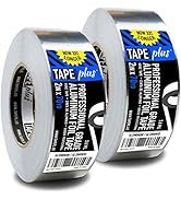 TapePlus 2 Pack Professional Grade Aluminum Foil Tape - 2 Inch by 210 Feet (70 Yards) - Perfect f...