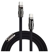 chubbycable Black Chubby - Special Black Samurai Edition Silicone USB C Cable Durable 240W Fast C...