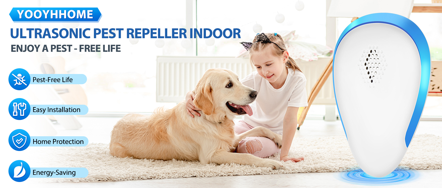 ultrasonic pest repeller mice repellent indoor rodent repellent ultrasonic plug in