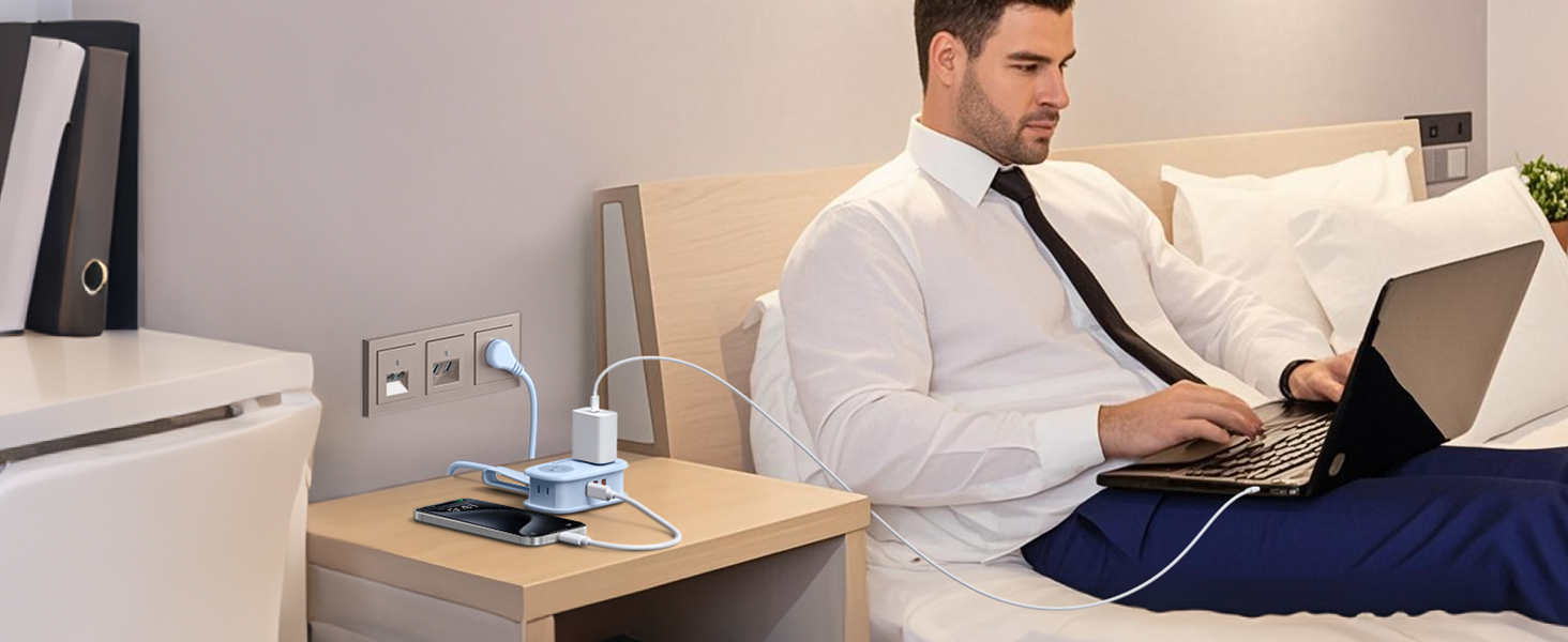 Power Strip with USB Ports