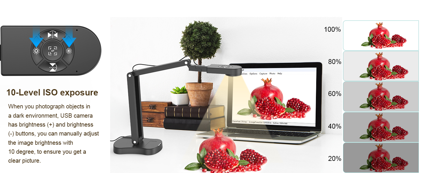 USB document camera teachers classroom teaching 8mp 4K art gift webcam school