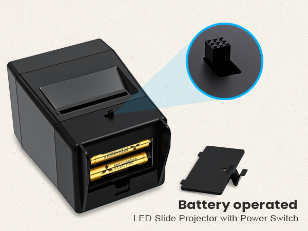 Battery Operation-for 35mm Slides &amp; Positive Film Negatives