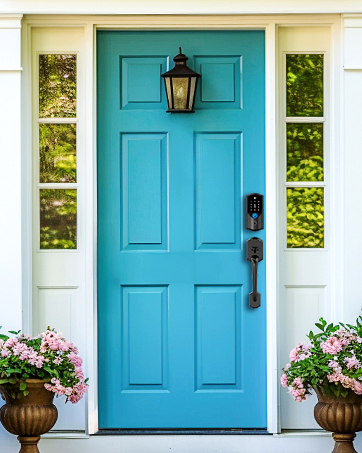Keyless entry door lock