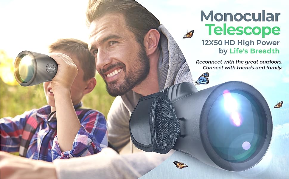 Monocular Telescope by LIfe's Breadth 12x50