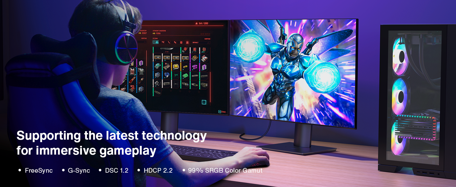  vesa certified 8K display port 1.4 cable 