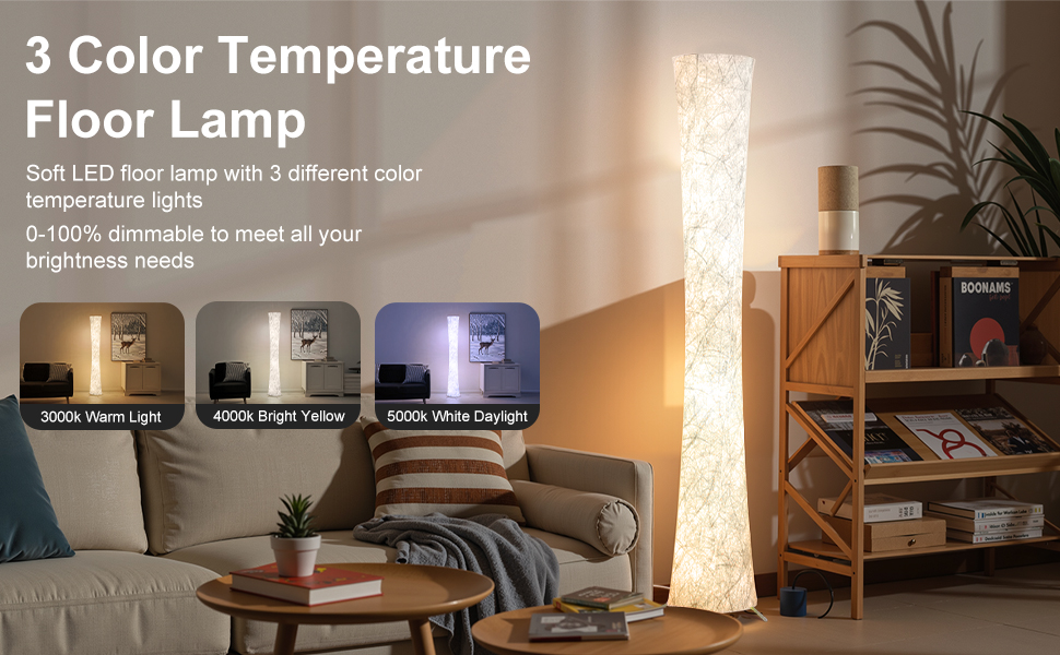 dimmable soft floor lamp
