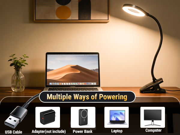 Book Light at Night for Kids Desk