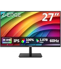 4K Monitor, Z-Edge 27 inch IPS Monitor, UHD 3840x2160 IPS Computer Monitor, 450 cd/m², 160Hz Refresh...