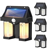 Porch Lights Solar Motion Sensor 4pack Light Outdoor, 3 Lighting Modes Dusk To Dawn Solar Porch L...