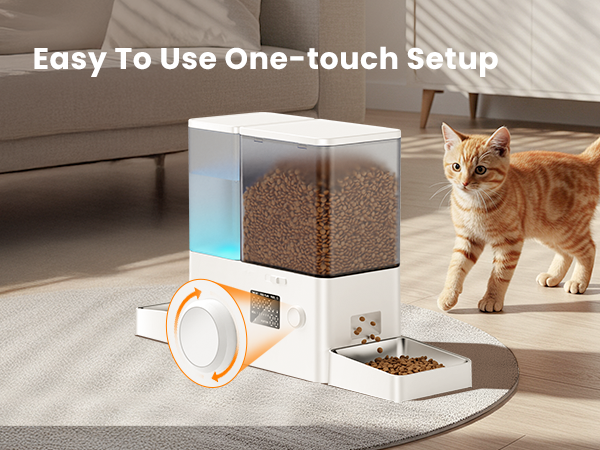 Automatic Cat Feeder and Water Dispenser