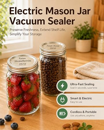 jar sealer vacuum sealing