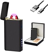 GADATOP Arc Plasma Flame Lighter Windproof Lighter Outdoor, Electric Lighter Rechargeable USB-C L...