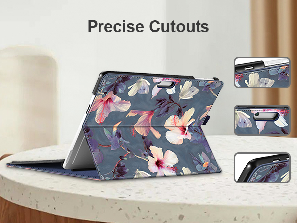 Customized surface pro 9 cover with precise cutouts