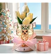 NuuNuy Mother's Day Gifts for Her, Birthday Gifts for Women,LED Tulip Cordless Night Light Dimmab...