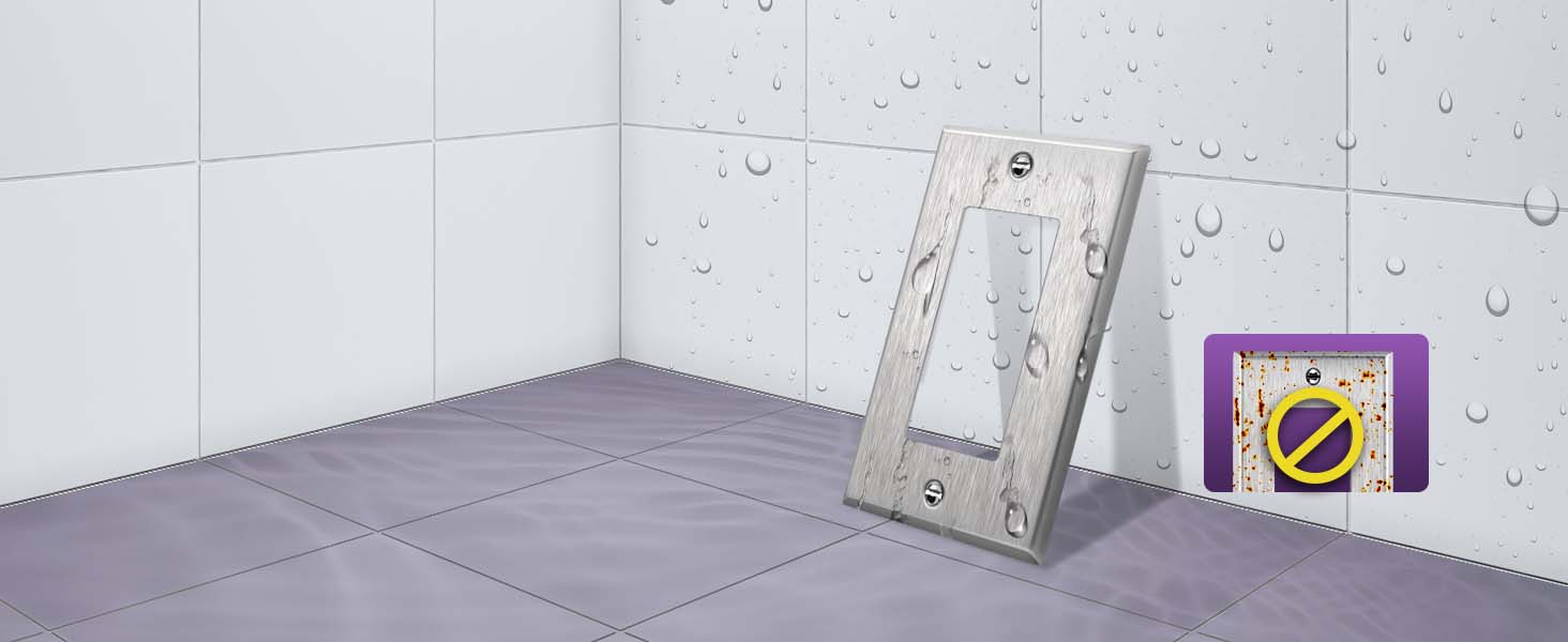 77 stainless steel wall plates-Corrosion Resistant