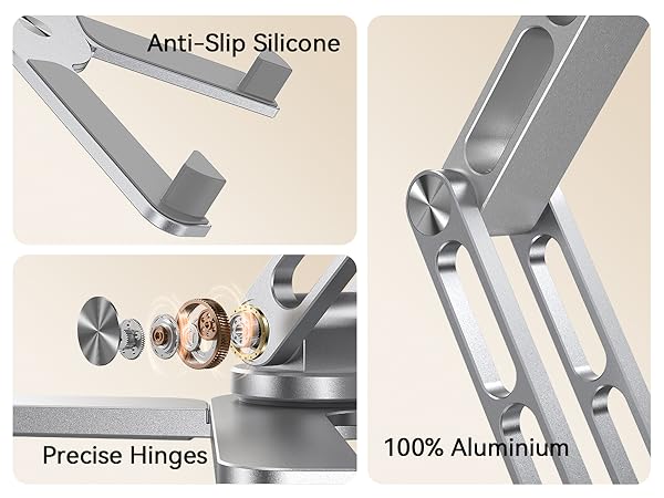 TECKNET Laptop Stand for Desk with 360° Rotating Base