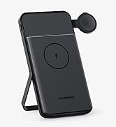 Marnana Magnetic Wireless Power Bank with Apple Watch Charger, 10000mAh Fast Charging Portable Ch...