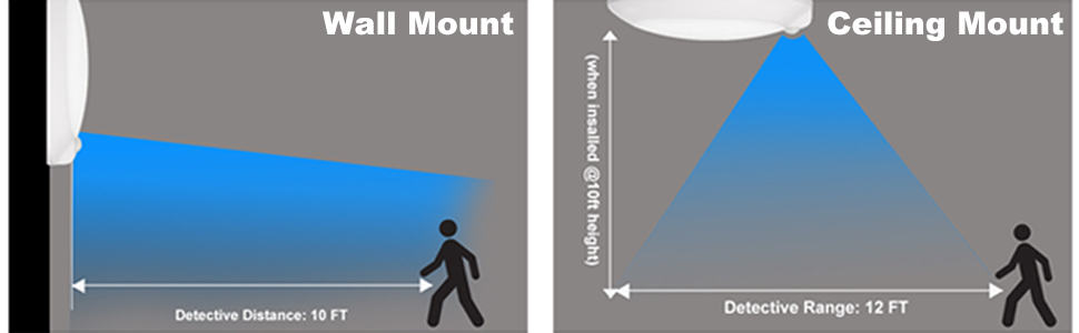 wall mount flush mount ceiling light