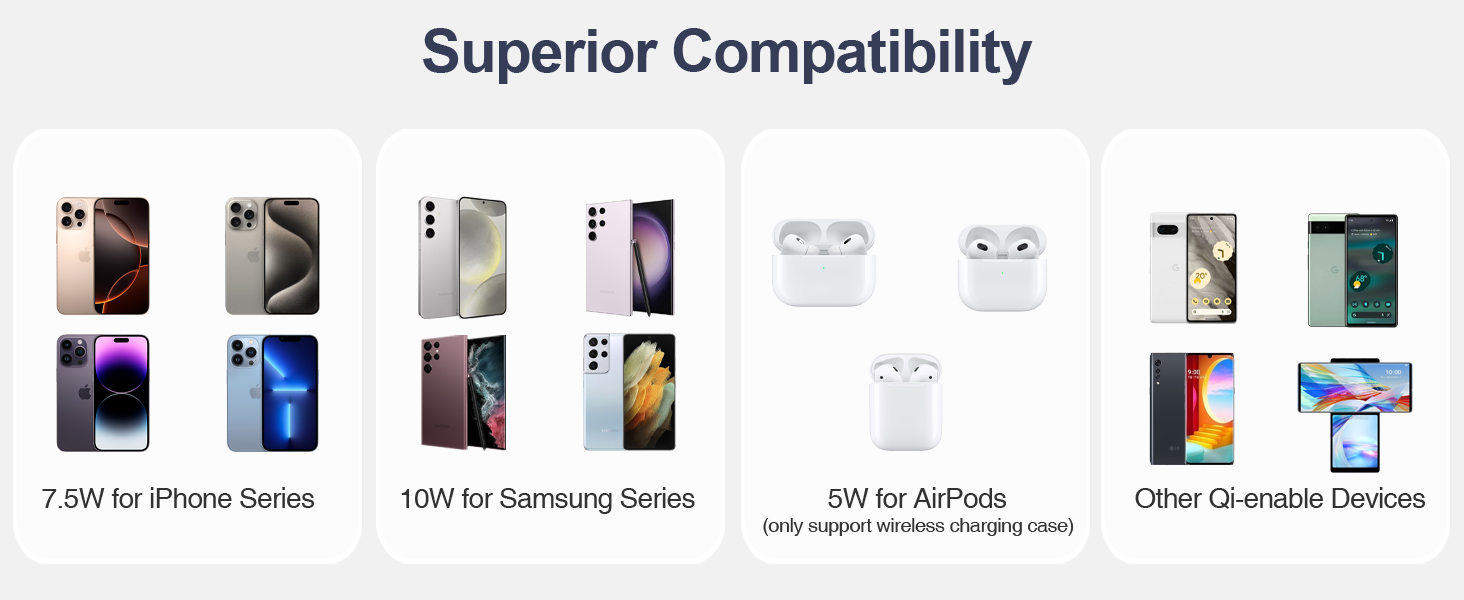 wireless charging mouse pad